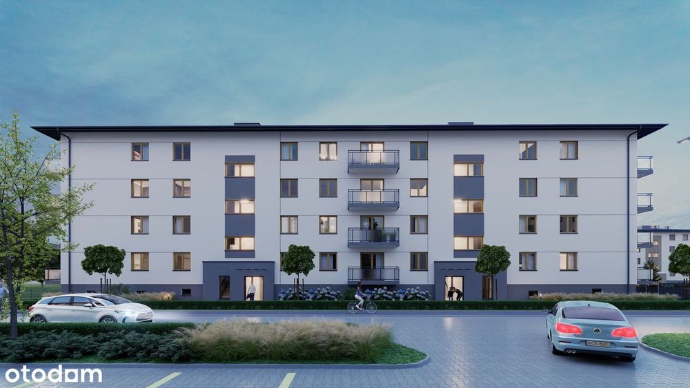 2-pokojowe mieszkanie 47m2 + balkon Bez Prowizji