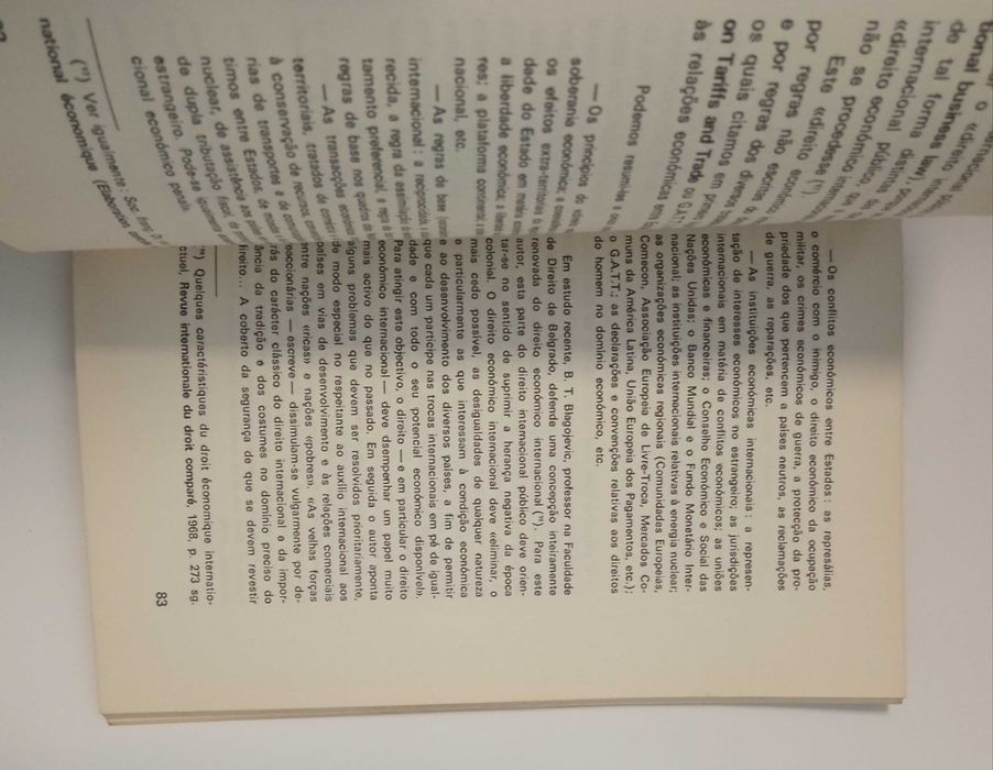 O Direito Económico, de Alex Jacquemin e Guy Schrans