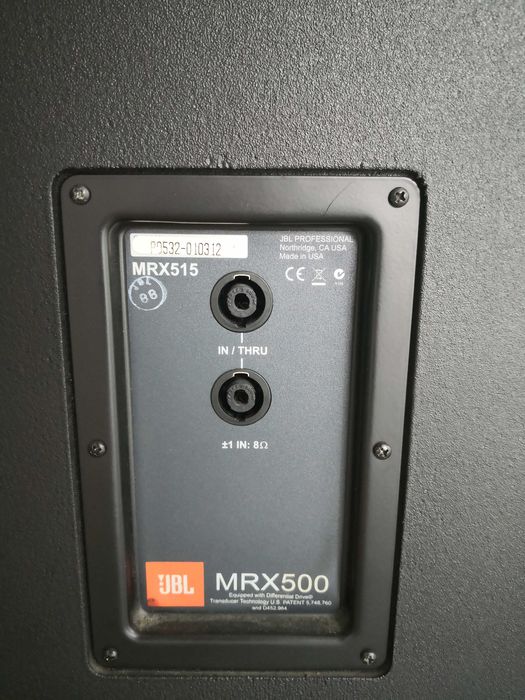 Marshall 30 th limitada e Colunas JBL PRX 800/JBL MRX 500 Made in USA