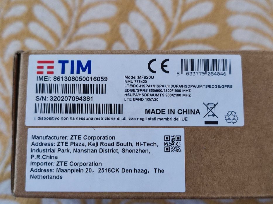 ZTE MF920U 4G Router Hotspot