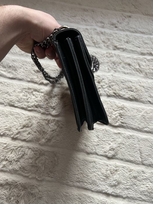 GUCCI Dionysus Small Suede Shoulder Bag Black сумочка жіноча чорна зам