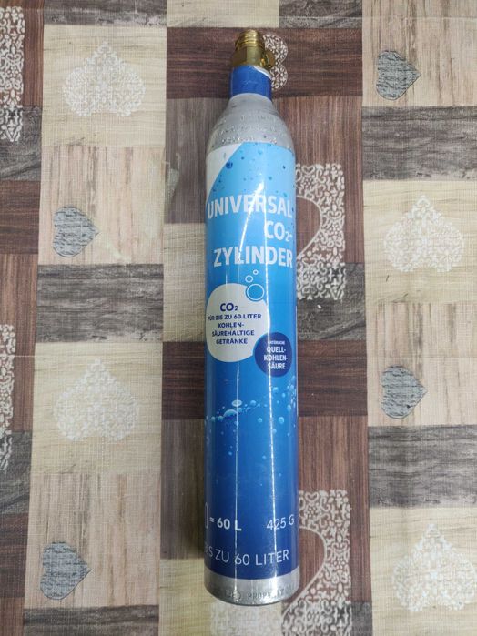 Баллон газовый, углекислый газ пищевой CO2 425g.