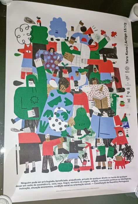 Cartaz da ilustradora e designer Yara Kono