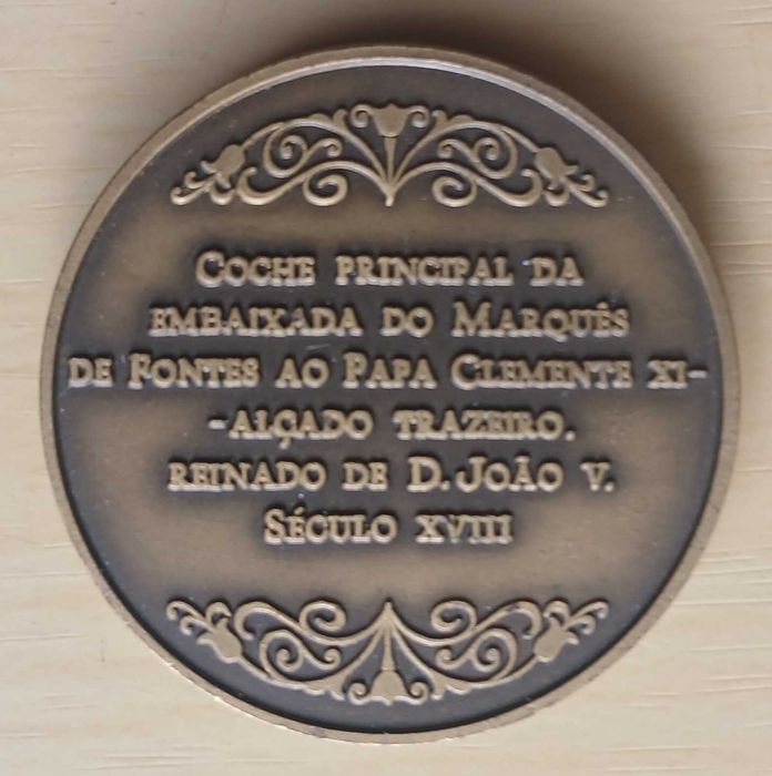 Medalha Bronze Museu Nacional dos Coches Portugal