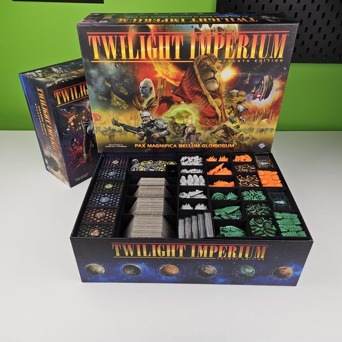 Twilight Imperium 4 ed. + Dwa Dodatki + Insert + Koszulki