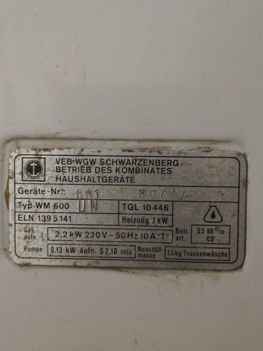 Pralka wirnikowa Foron WM 600