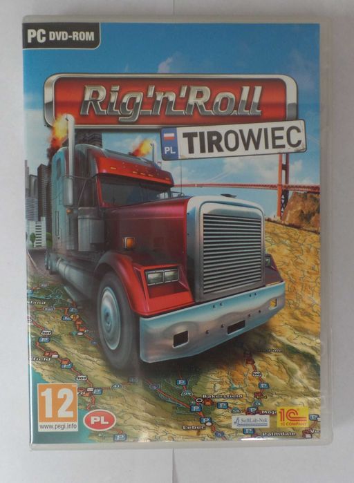 Tirowiec gra PC DVD-ROM symulator ciężarówki jazda tirem PL