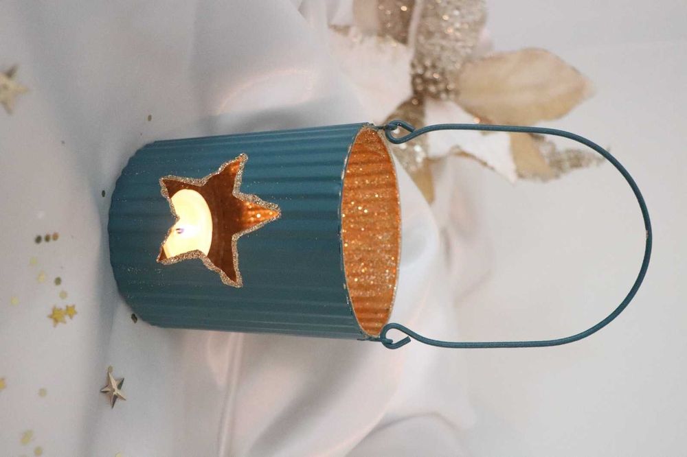 Porta velas de natal