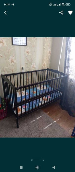 Ліжко дитяче та матрас