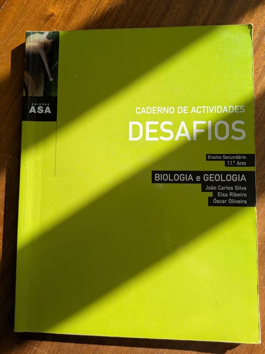 Desafios Caderno de atividades  Biologia e Geologia 11º ano