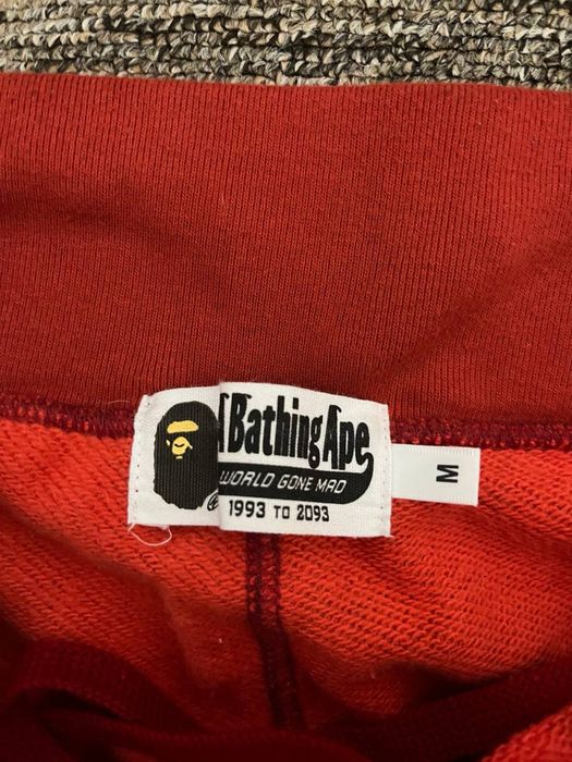 Bape tiger pants red