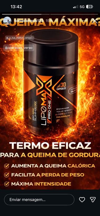 LIPOMAX pro one, ideal para quem treina e quer perder peso!