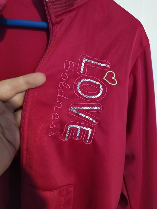 Bluza na suwak różowa kotka arystokratka 134/140