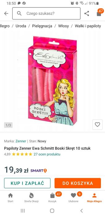 Sprężynki do kręcenia włosów dla dziewczynki