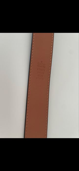Czarny pasek Gucci