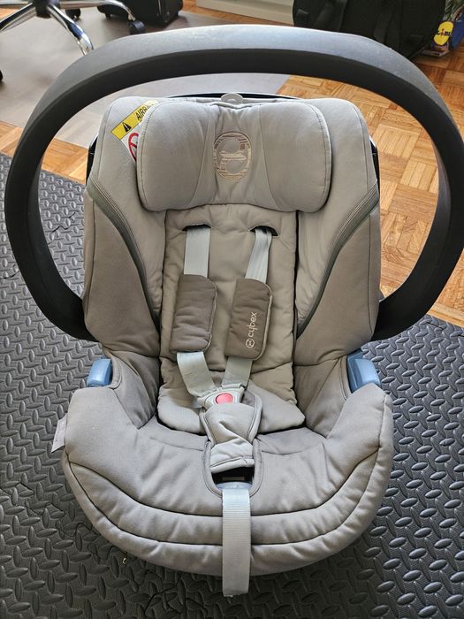 Ovo Cybex Aton 5 – Soho Grey | Bom estado | Seguro e premiado