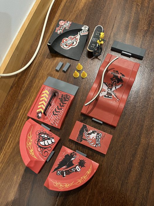 Obstaculos de fingerboard, skates, bicicleta etc
