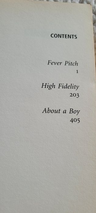 Nick Hornby 3 in 1 English