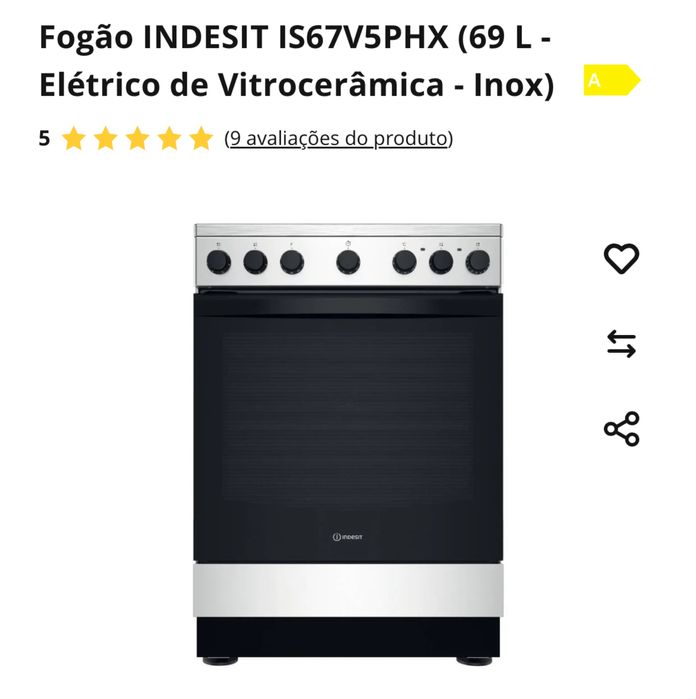Fogao Novo INDESIT