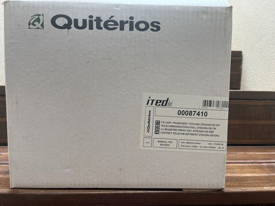 Caixa cx CAM de passagem