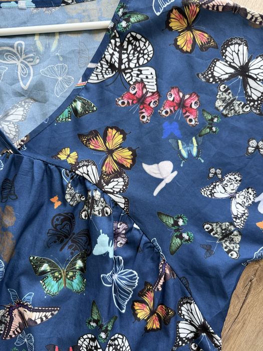 Bluzka 44/46 Boho Motyle
