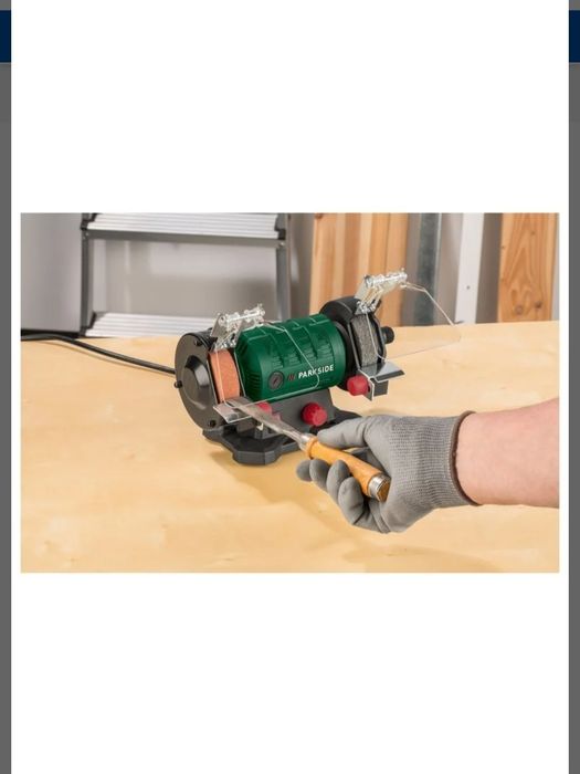 Esmerilhador duplo com eixo flexível parkside