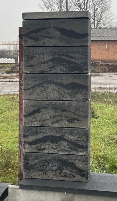 Модульний блок на паркан, забор, євроблок