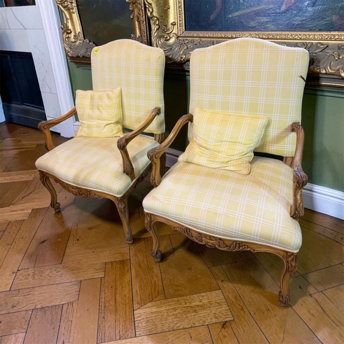 FOTELE STYLOWE LUDWIK Francuskie | Dwie sztuki cudnych foteli DOWÓZ