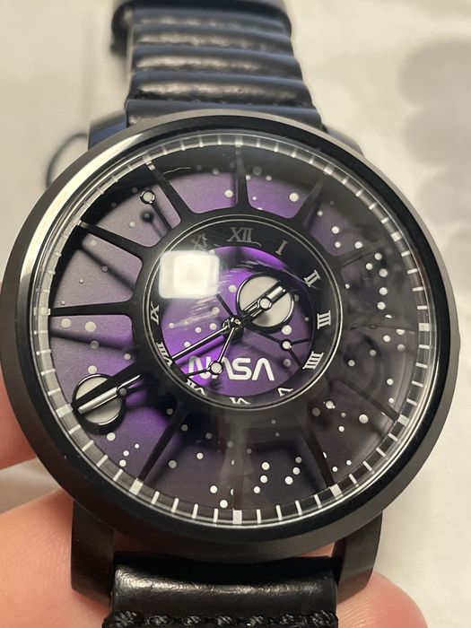Zegarek Xeric model Trappist-1 Automat NASA Edition Deep Purple Space