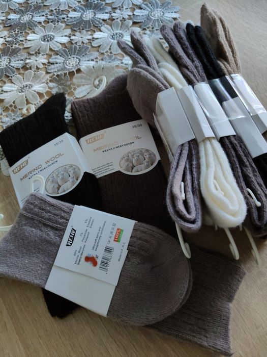 skarpety wełna merino cipłe hit modne damskie
