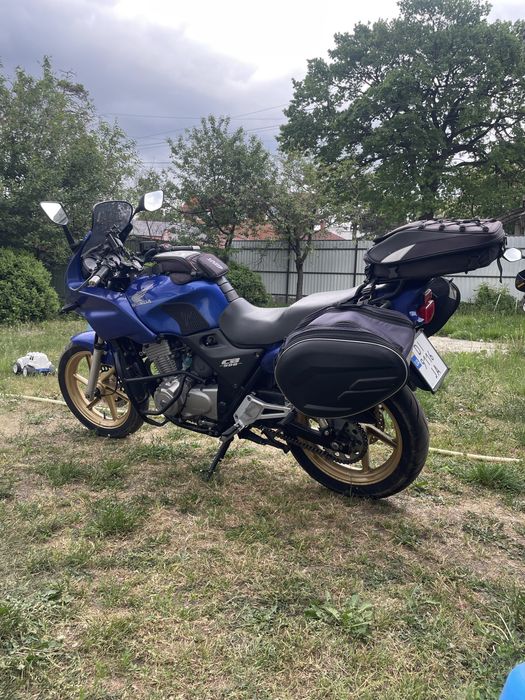 Honda CB500S з кофрами