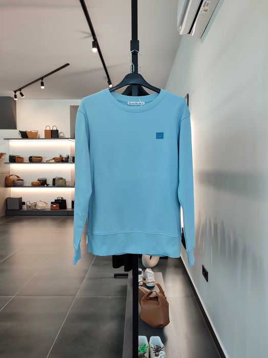 Світшот Acne Studios Crewneck Sweatshirt Blue
