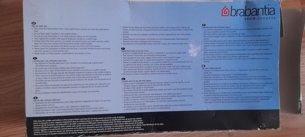 Brabantia podgrzewacz do potraw