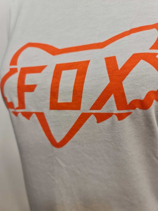 952d Biała Techniczna Koszulka Fox Racing rozmiar M