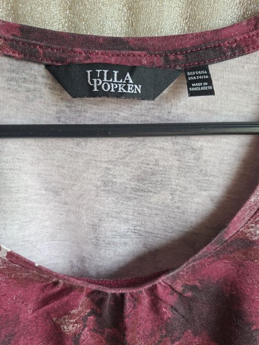 Bluzka z długim rękawem Ulla Popken 54 56 modal bawełna