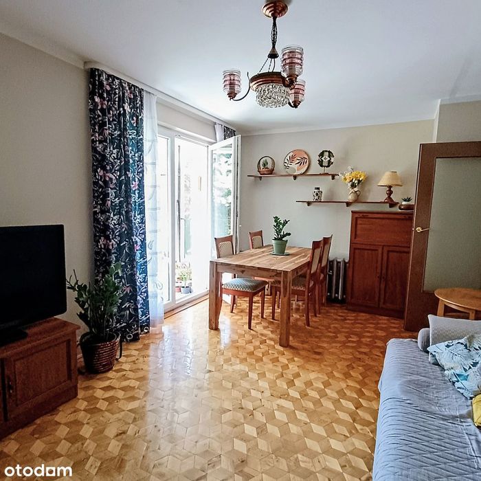 3 pokoje, idealne 1 piętro, 63m2, duży balkon, super lokalizacja