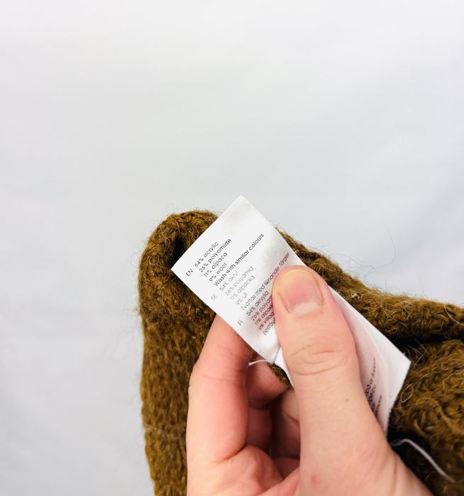 Brązowa tunika sweter bez rękawów S 36
