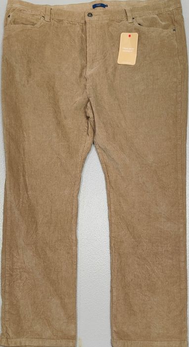 Wr) COTTON Traders męskie spodnie sztruksowe Roz.48