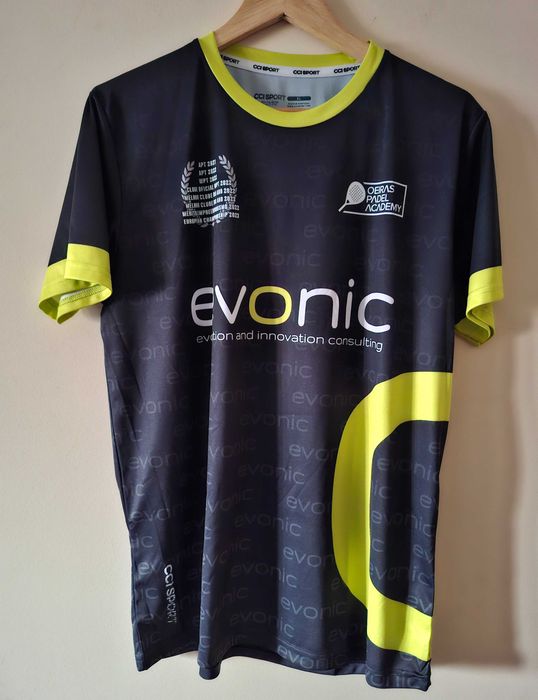 T´Shirt Oeiras Padel Academy Preto e Carcavelos Ténis & Padel - Homem