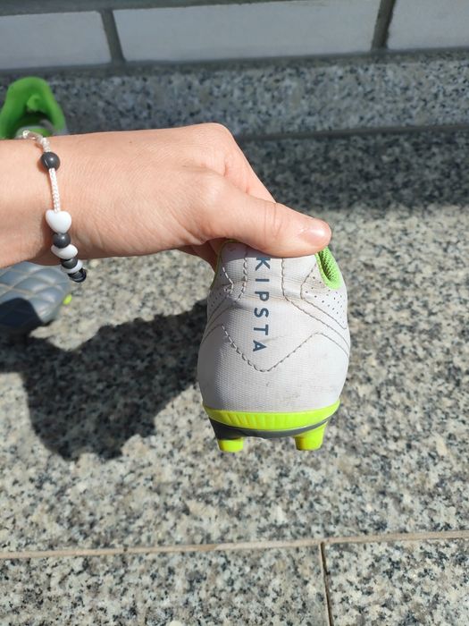 Buty korki męskie Kipsta Decathlon 39 szaro zielone