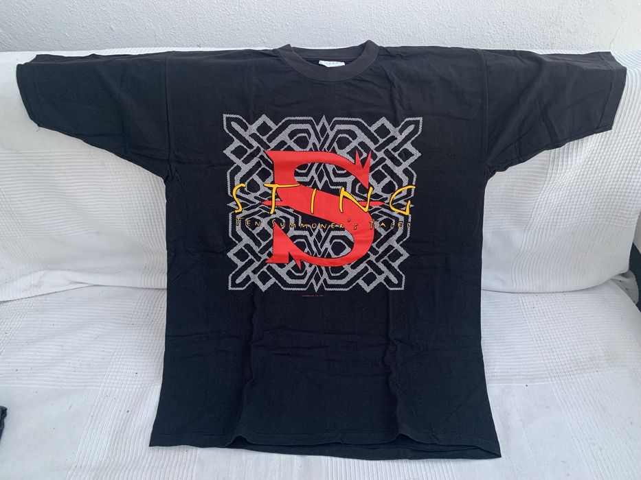 T-shirts de concertos antigas