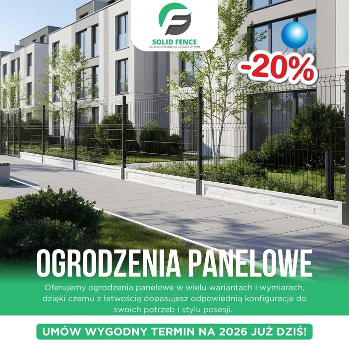 Ogrodzenia panelowe frontowe ogrodzenie nowoczesne grzebieniowe montaż