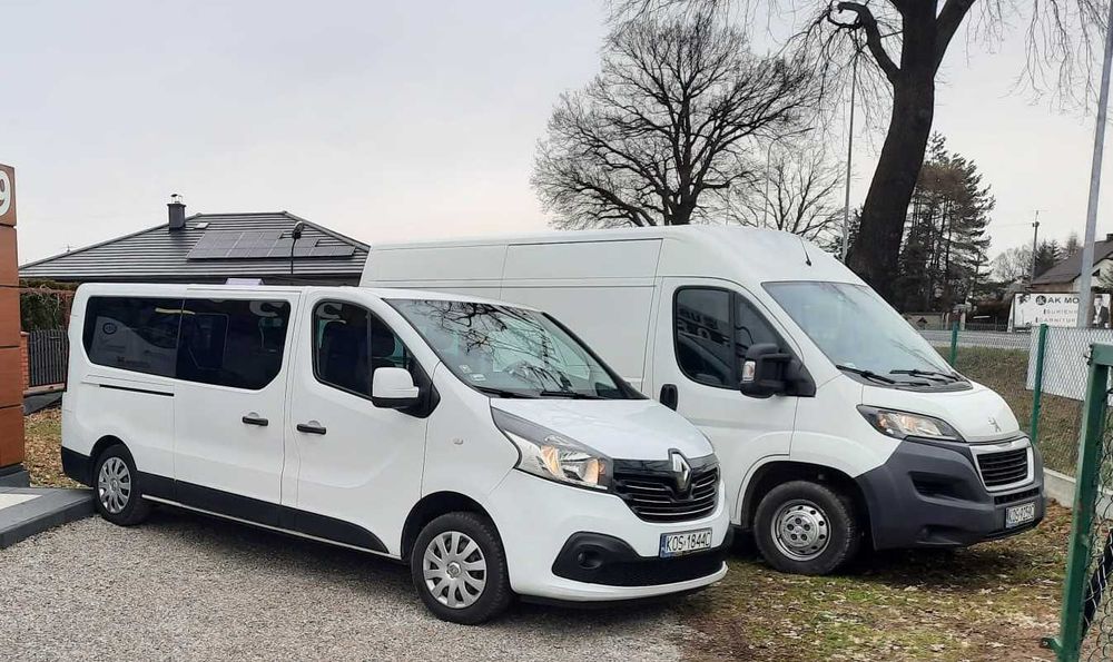 Wynajem busa busów 9 osobowego, dostawczego, wypożyczalnia