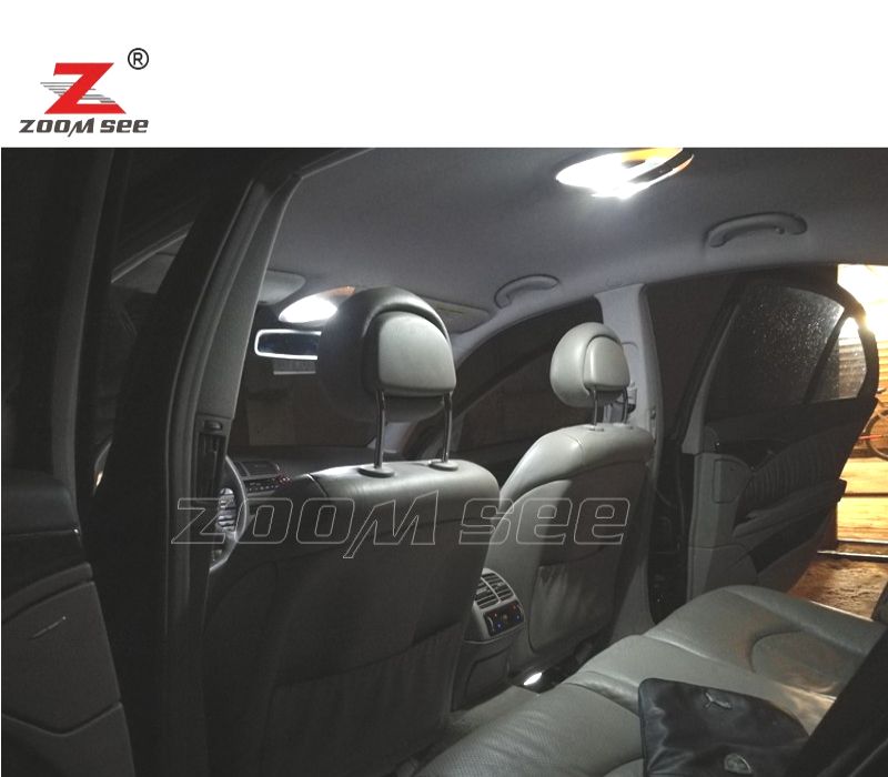 KIT COMPLETO DE 25 LÂMPADAS LED INTERIOR MERCEDES E CLASE W211 E320 E350 E430 E500 E55 AMG 02-08