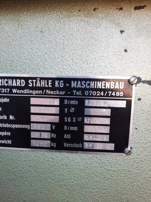 Шліфувальний верстат Stähle