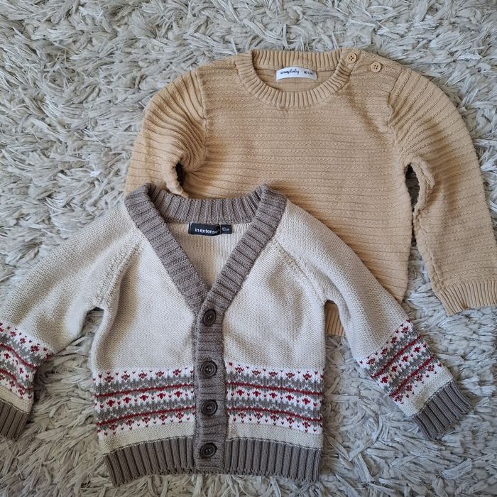 Bluza chłopięca rozpinana, sweter + gratis