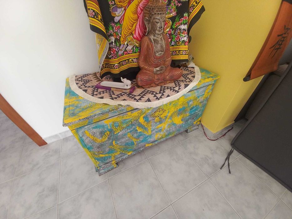 Arca chinesa pintada