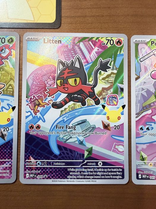 Pokemon 30th anniversary 7th gen set
