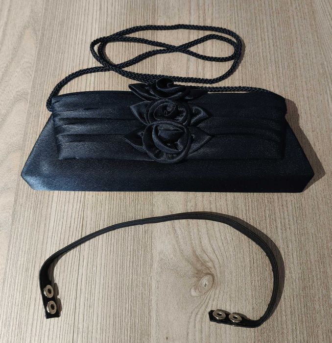 Torebka kopertówka granatowa