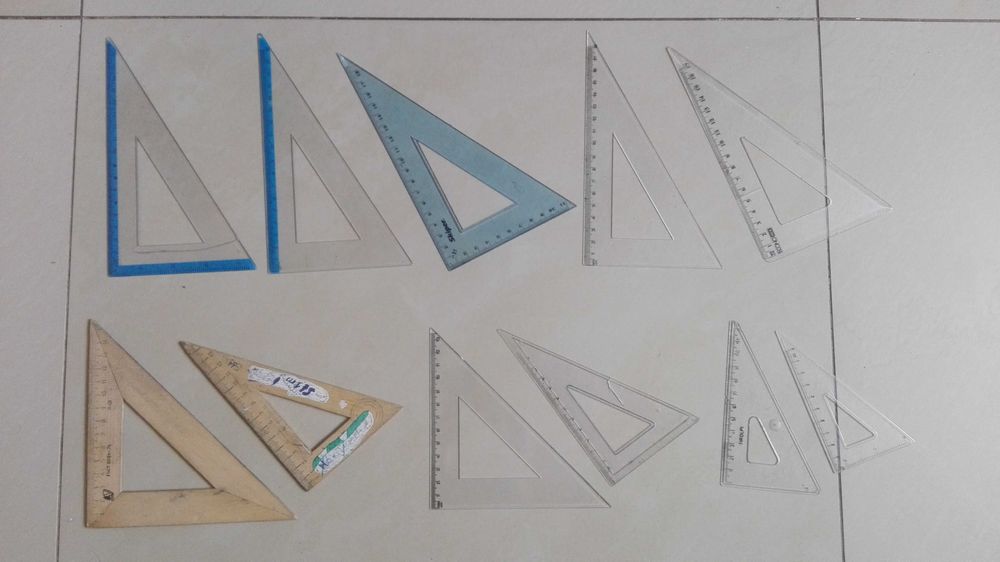 Линейка Угольник Транспортир Офицерская